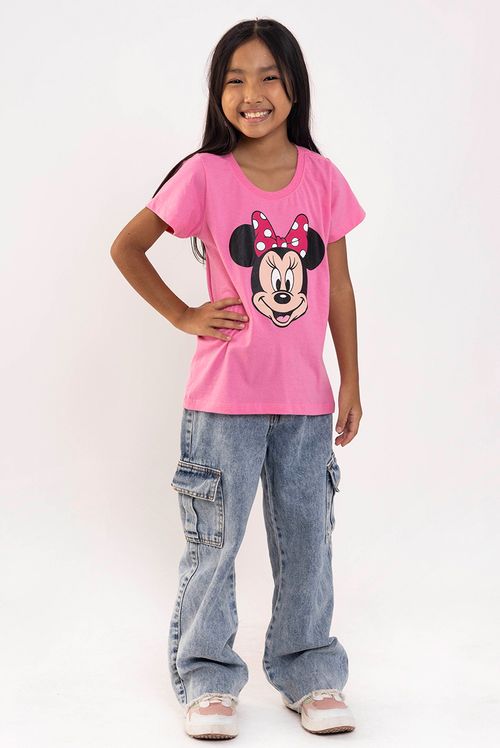 Camiseta Infantil Disney Minnie