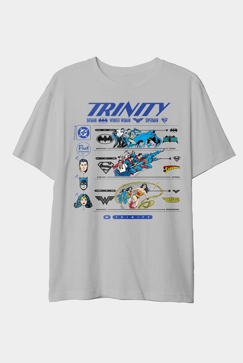 Camiseta DC Comics Trinity