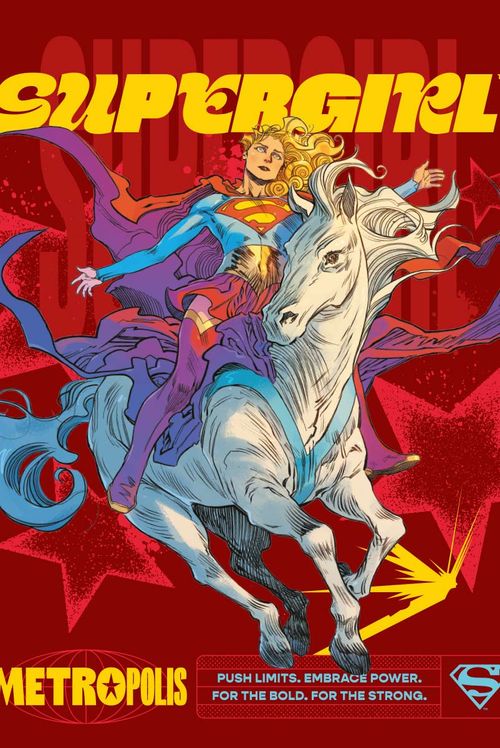 Camiseta DC Comics Supergirl Metrópolis