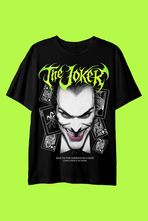 Camiseta DC Comics Coringa Bad Never