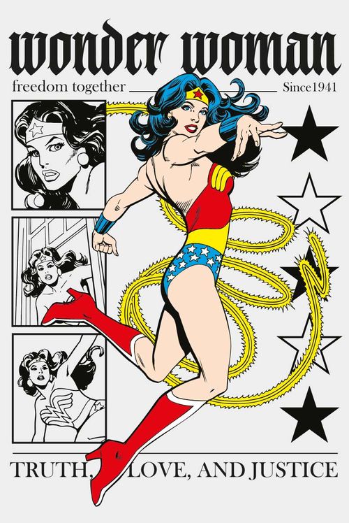 Camiseta DC Comics Mulher Maravilha Clássica