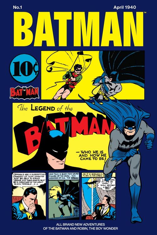 Camiseta DC Comics Batman HQ 1940