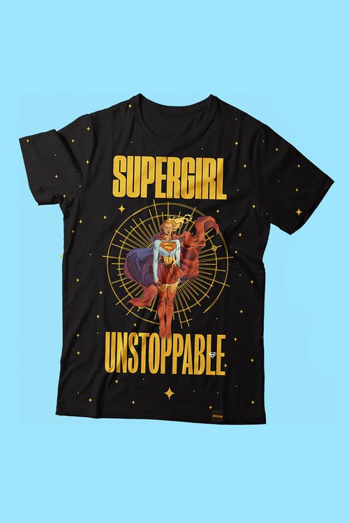 Camiseta DC Comics Supergirl Unstoppable