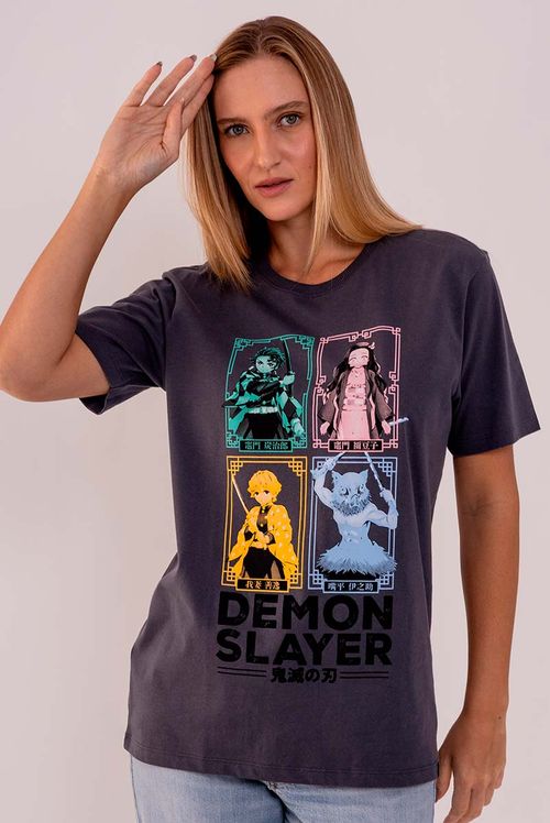 Camiseta Demon Slayer Quarteto