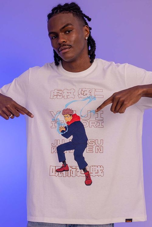 Camiseta Jujutsu Kaisen Yuji Itadori