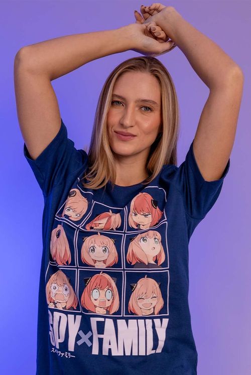 Camiseta Spy x Family Anya Faces