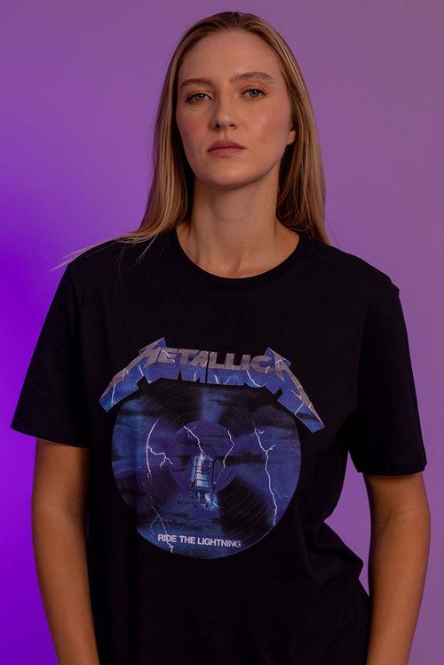 Camiseta Metallica Ride The Lightning Album