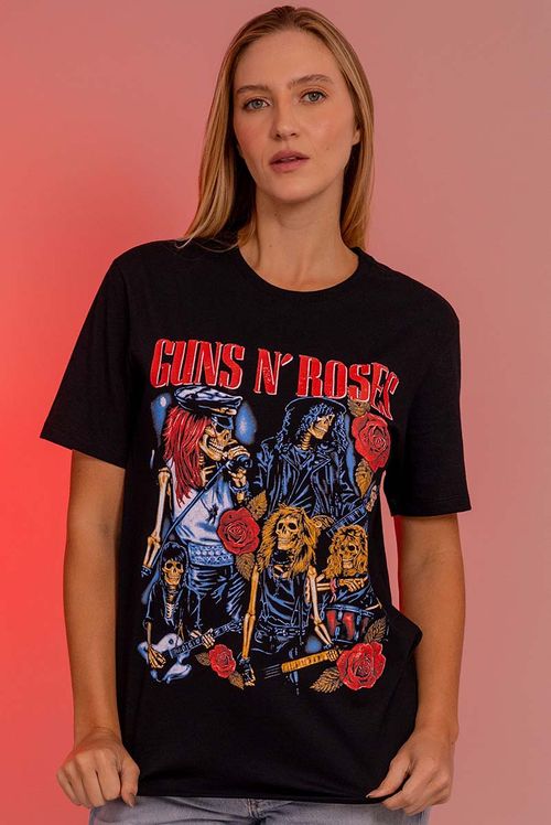 Camiseta Guns N  Roses Playlist
