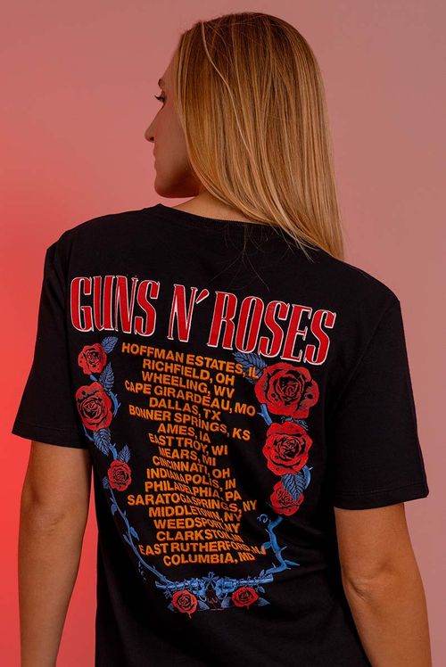 Camiseta Guns N  Roses Playlist