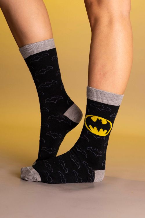Meia Cano Alto DC Comics Batman