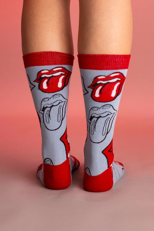 Meia Cano Alto The Rolling Stones Bocas