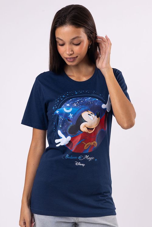 Camiseta Disney Mickey Fantasia Believe In Magic