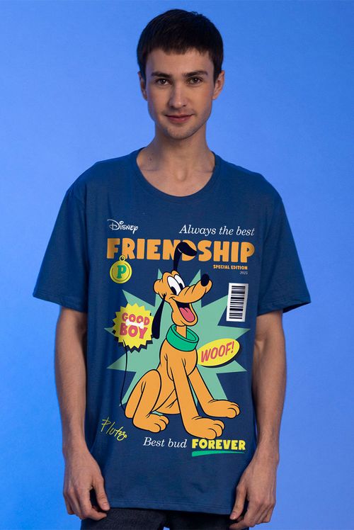 Camiseta Disney Pluto Friendship