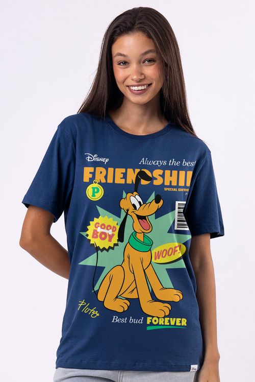 Camiseta Disney Pluto Friendship