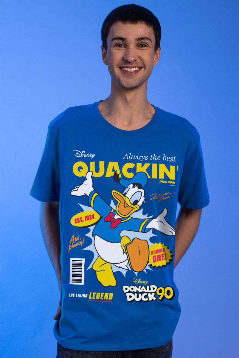 Camiseta Disney Pato Donald Quackin