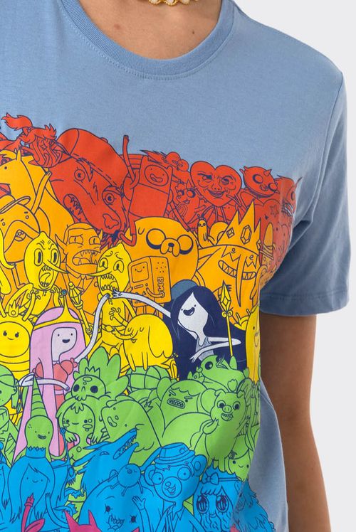 Camiseta Jujuba e Marceline Rainbow