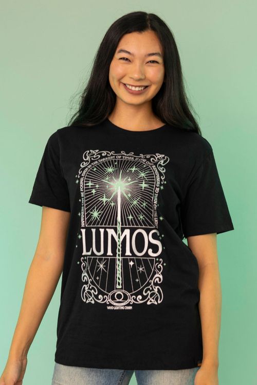 Camiseta Harry Potter Feitiço Lumos