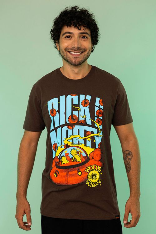 Camiseta Rick And Morty Focus Science