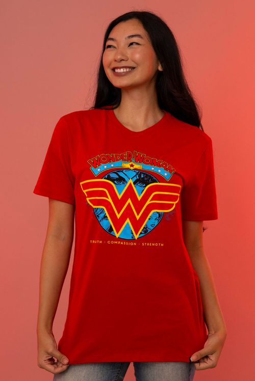 Camiseta DC Comics Mulher Maravilha