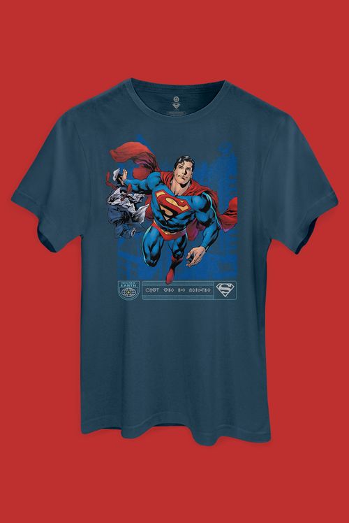 Camiseta DC Comics Superman por IVAN REIS - Collab EXCLUSIVO Chiaroscuro Studios