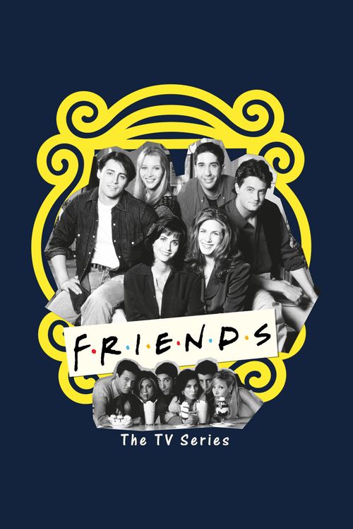 Camiseta Friends The TV Series Moldura