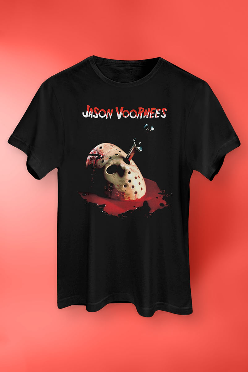 Camiseta Sexta-Feira 13 Jason Mask