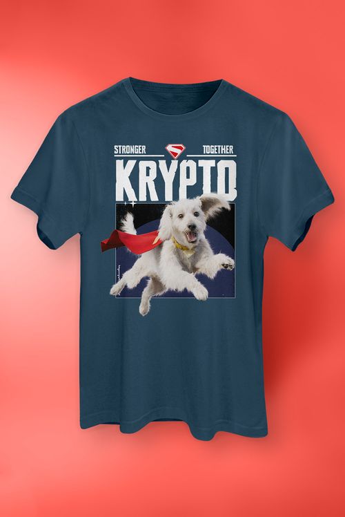 Camiseta DC Comics Supergirl Krypto