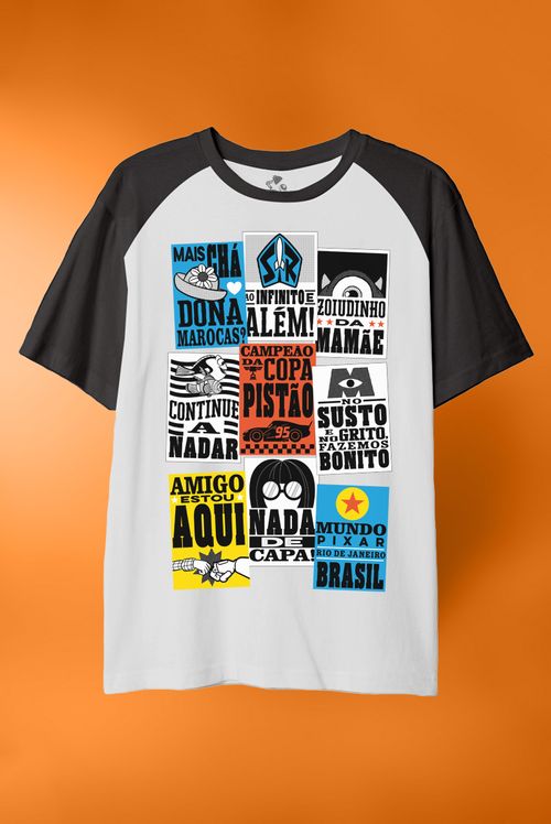 Camiseta Mundo Pixar Rio de Janeiro Poster