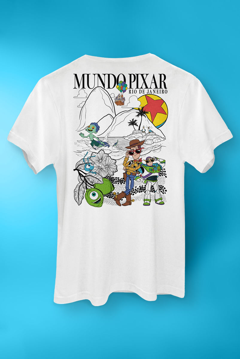 PIXAR Tシャツ Camiseta Mundo Pixar no Rio de Janeiro