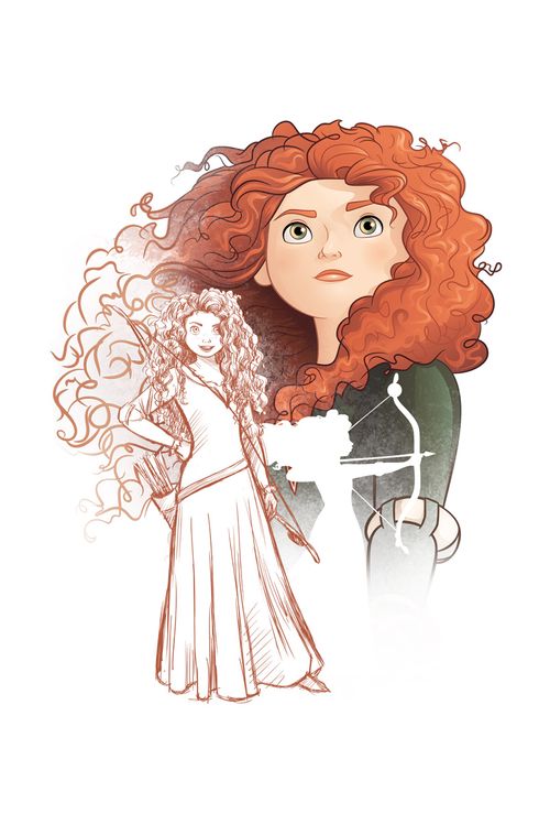 Camiseta Mundo Pixar Valente Merida