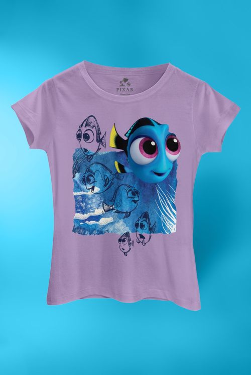 Camiseta Feminina Mundo Pixar Baby Dory