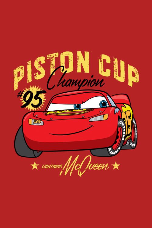 Camiseta Infantil Mundo Pixar Carros Piston Cup