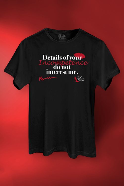 Camiseta O Diabo Veste Prada Details