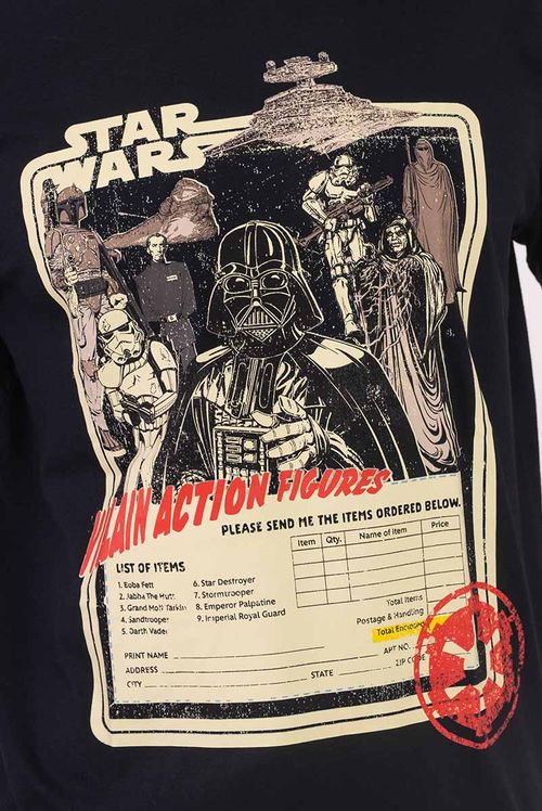 Camiseta Star Wars Villain Action Figures