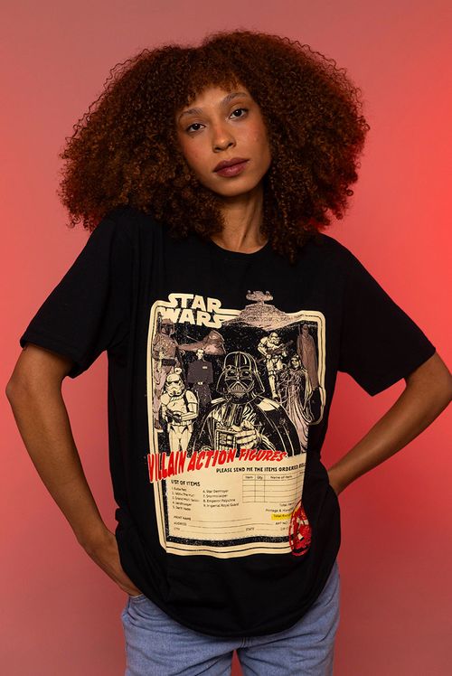 Camiseta Star Wars Villain Action Figures