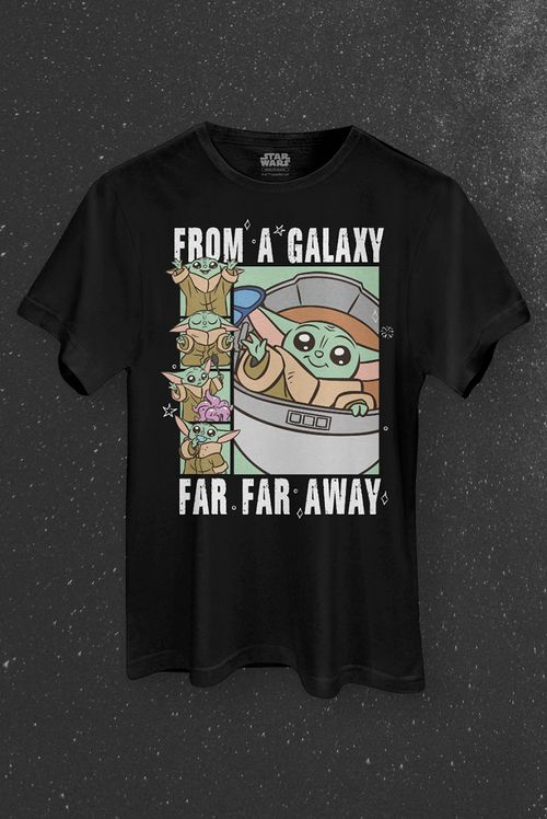 Camiseta Star Wars Grogu From a Galaxy Far Far Away