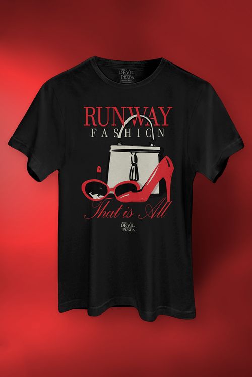 Camiseta O Diabo Veste Prada Runway That is All