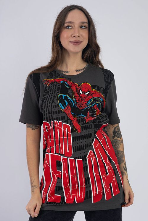Camiseta Marvel Homem Aranha: Um Novo Dia City