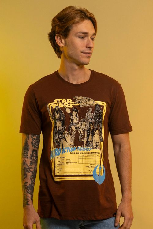 Camiseta Star Wars Hero Action Figures