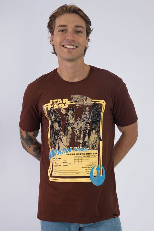 Camiseta Star Wars Hero Action Figures