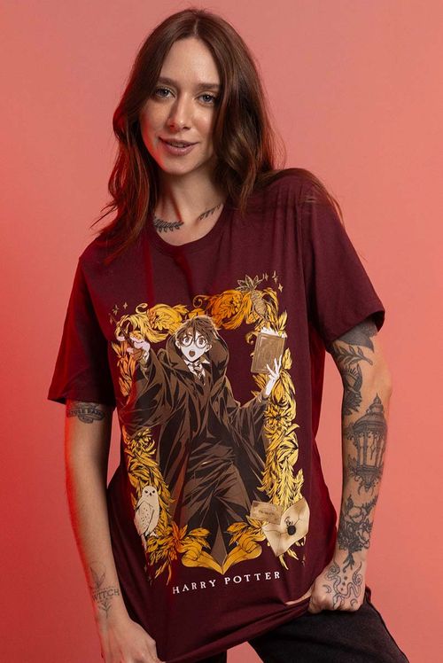 Camiseta Harry Potter Sépia