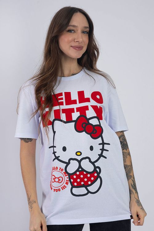 Camiseta Hello Kitty Say Hello To Me