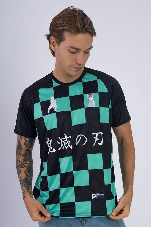 Camiseta Jersey Demon Slayer Tanjiro Kamado