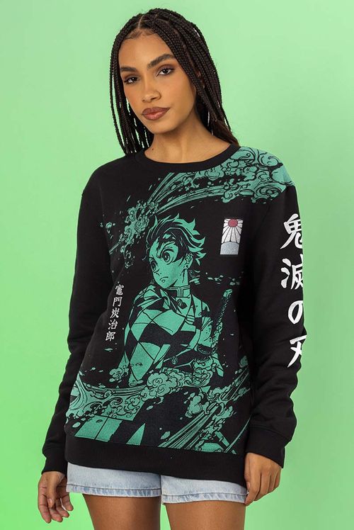 Moletom Demon Slayer Tanjiro Kamado
