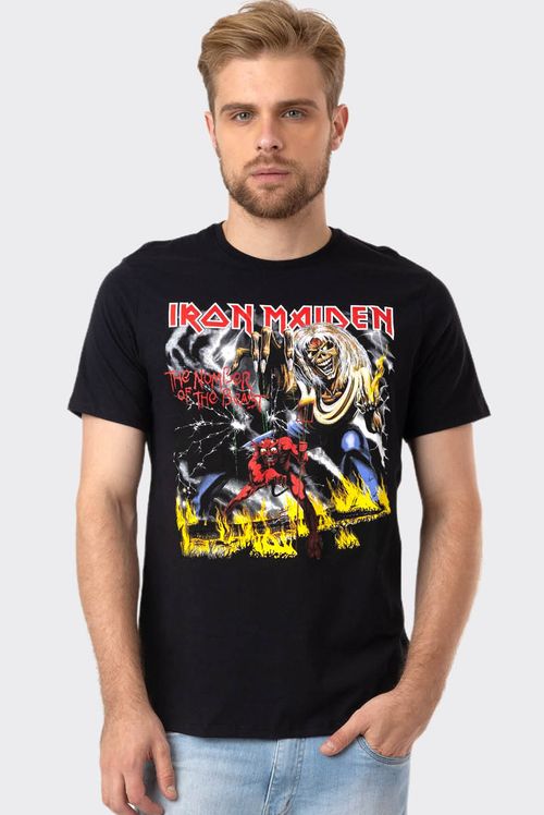 Camiseta Iron Maiden The Number of the Beast