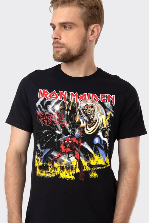 Camiseta Iron Maiden The Number of the Beast