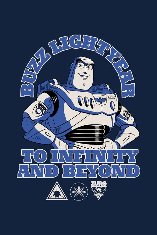 Camiseta Disney Toy Story Buzz Ao Infinito e Além