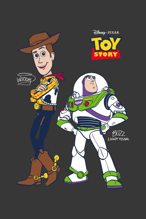 Camiseta Disney Toy Story Woody e Buzz Lightyear