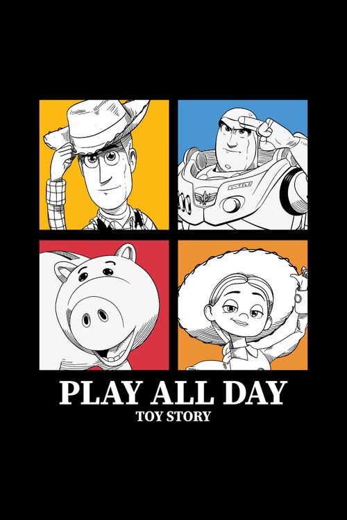 Camiseta Infantil Disney Toy Story Play All Day