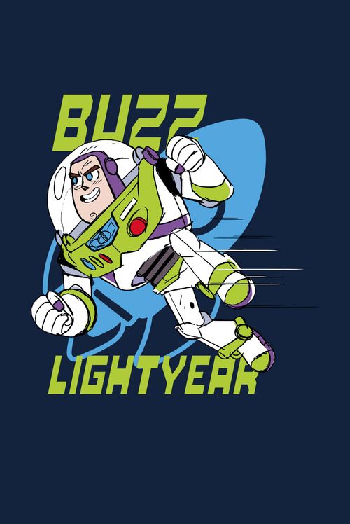 Camiseta Infantil Disney Toy Story Buzz Lightyear Foguete